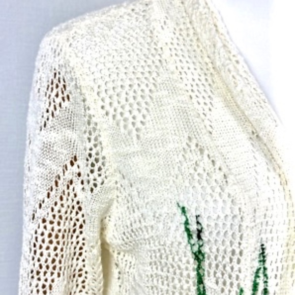 Desigual Margarita Crochet Long Cardigan - Picture 7 of 16